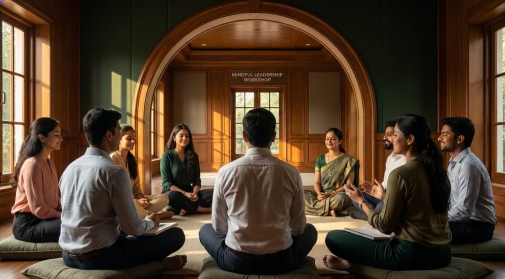 Mindful leadership workshop circle